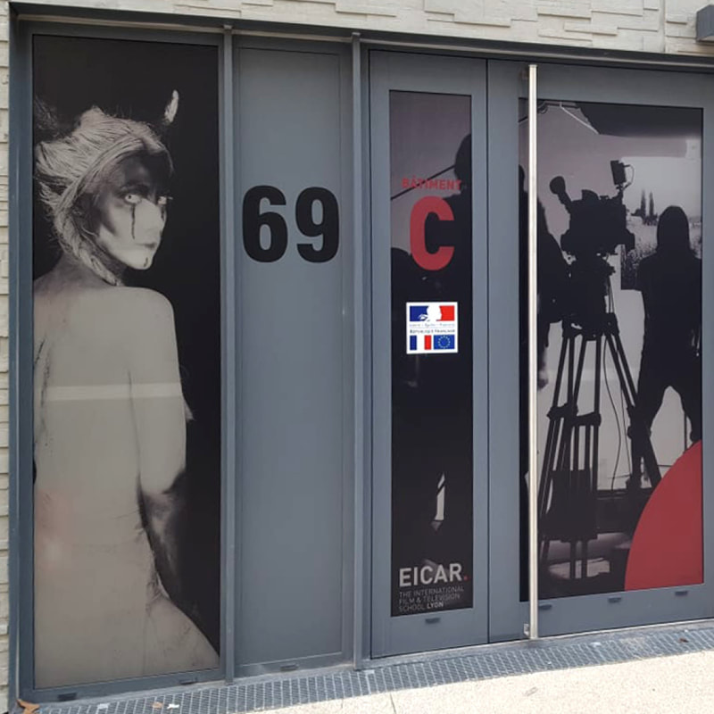 Film dépoli pour l'Ecole Eicar à Lyon (69)