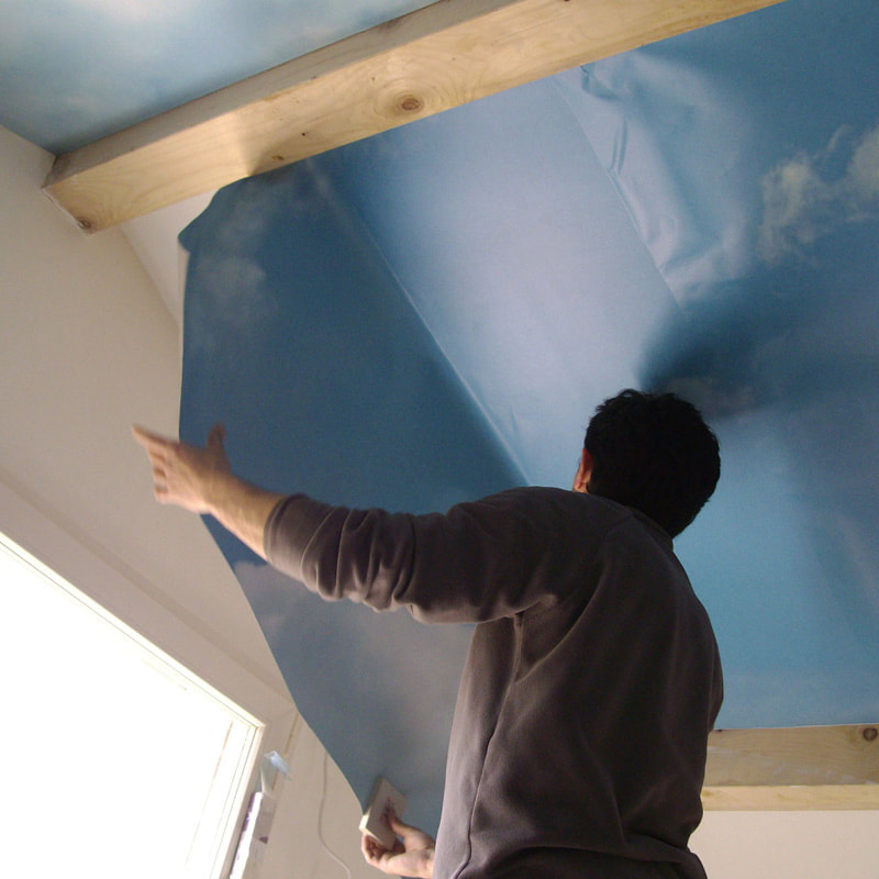 Papier peint personnalisé plafond pour un particulier- 71