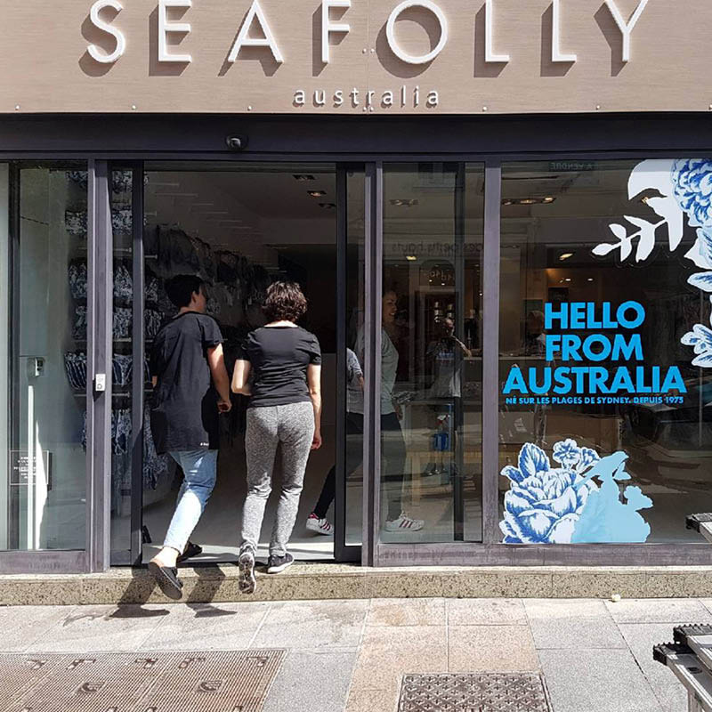 Vitrine pour la boutique Seafolly- 71